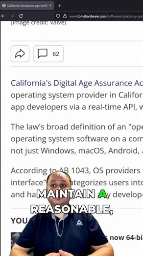 This California Law Affects EVERY Operating System You Use #lawexplained