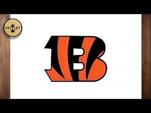 How to draw the bengals logo step by step