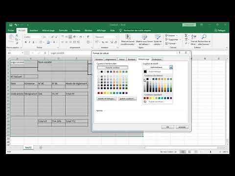 Cours :Créer une facture avec Microsoft Excel pour débutants #excel
