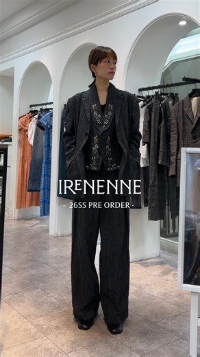 LE CIEL BLEU Styling Snap on Instagram: "【受注会スタイリングvol.1】 IRENENNE 26SS 先行受注アイテムを スタッフが実際に着用してご紹介🤍 受注会は現在神戸にて開催中（明日1/25まで）。 気になる方は、ぜひこの機会にチェックしてみてください🕊️ 次回は名古屋開催（1/30〜2/1）を予定しております。 スタイリングの参考に、ぜひご覧ください。 staff 168cm / @mai_k1125 staff 158cm / @lcb_maihoriuchi staff 166cm @irenenne_official #IRENENNE #アイレネ #26SS"