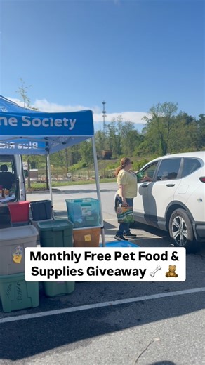 We’re more than Adoptions — We’re here for the long haul. From monthly pet food/supplies support to vet assistance, our Community Support Services are designed to help keep pets where they belong: at home, with you. ❣️🐾The next Giveaway is May 12, checkout our website calendar for more details ‼️ | Blue Ridge Humane Society