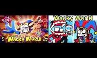Mix of 2 videos from youtube : TADC fnf and wacky world