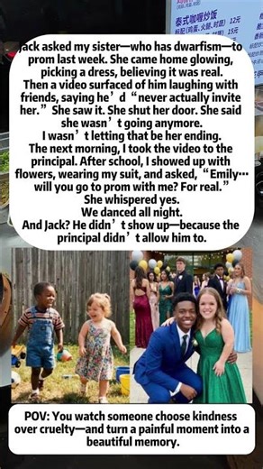 He Took His Sister to Prom After She Was Hurt