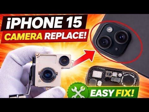 How to Replace iPhone 15 Camera 📸 | Camera Not Working #iphonerepairing