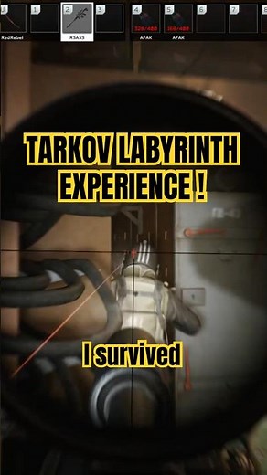 TARKOV LABYRINTH EXPERIENCE ! #escapefromtarkov #tarkov #tarkovclips #eft