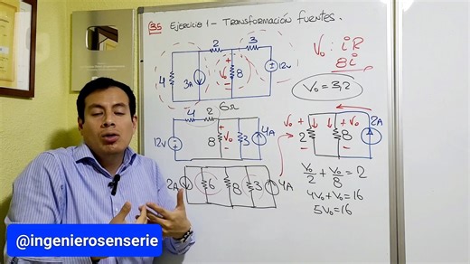 ✅️Curso Circuitos Eléctricos DC - Capítulo 35 - Transformación de fuentes Ejercicio 1⚡️ #electricidad #circuitoselectricos #voltaje #corrienteelectrica #VOLTIOS #amperios #inductor #capacitor #bobina #campoelectrico #campomagnetico #potenciaelectrica #energiaelectrica #resistenciaelectrica #corrientecontinua #corrientealterna #redelectrica #FactorDePotencia #leydeohm #kirchhoff #ingenieria #ingenieriaelectrica #ingenieriaelectronica #ELECTRICISTAS #tecnicoelectronico #TecnicoElectricista #electr