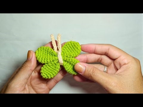 I Made a BEAUTIFUL Crochet 🦋 Butterfly in 40 Minutes