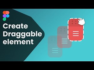 Make draggable element in figma