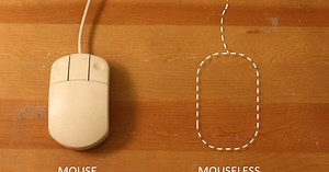 Invisible computer mouse cost only $20 to build