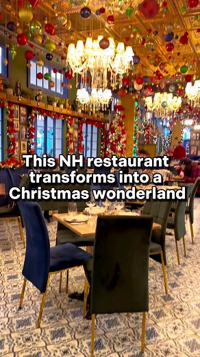 Yamas Salem, NH is perfect for Christmas time. #christmas #fyp #salemnh #newhampshire #greek