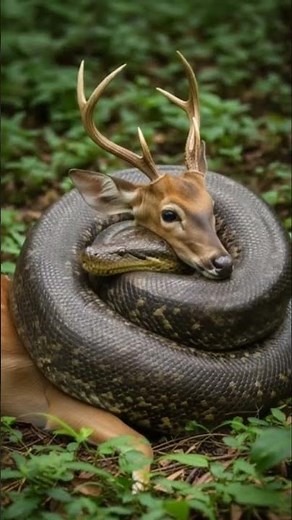 anaconda attack deer