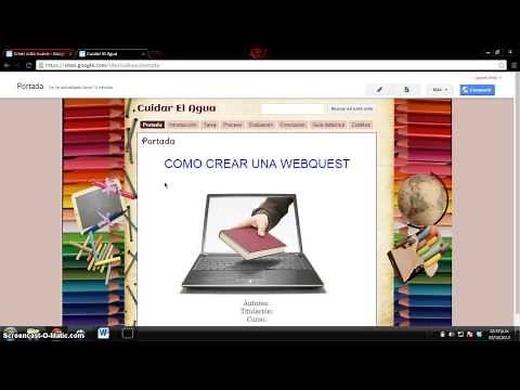 Como Crear Una Webquest Con Google Site
