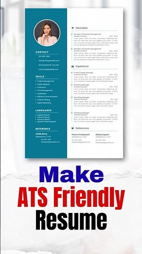 ATS Friendly Resume Template Free | How to Make ATS Friendly Resume 2026