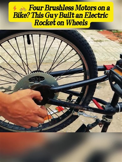 DIY Electric Bike Build with Brushless Motor