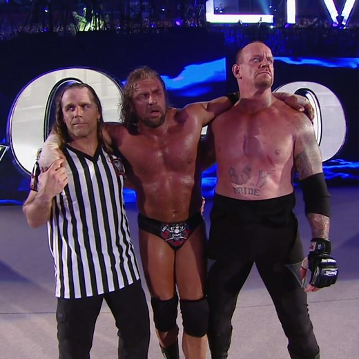 3.6M views · 54K reactions | It was the End of an Era at #WrestleMania for Triple H, Shawn Michaels and The Undertaker. | WWE | Facebook