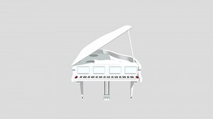 Grand Piano - 3D model by nro18a