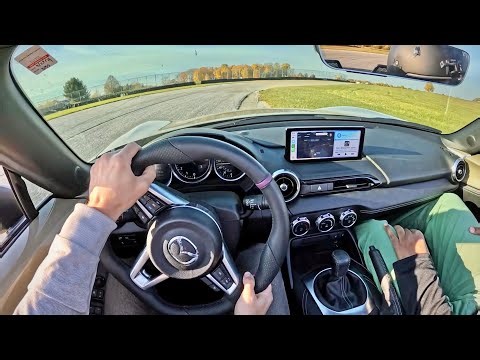 Modified 2024 Mazda MX-5 Miata Grand Touring- POV Track Drive