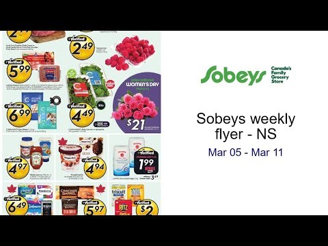 Sobeys weekly flyer - NS Mar 05 - Mar 11