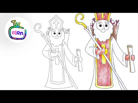 Jak nakreslit Mikuláše | How to Draw Saint Nicholas