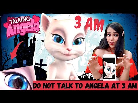 Testing the CREEPY Talking Angela App (DO NOT DOWNLOAD)