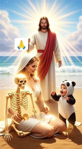 Jesus Transforms Skeleton Into a Loving Mother | Miracle on the Beach 🌊✨