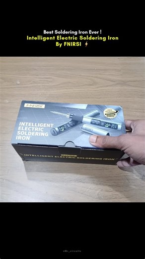 Subrata Sasmal | FNIRSI® HS-02 is a portable screen display Intelligent Soldering Iron. ✨🚀 Products Details & Features 1. FNIRSI HS02 Soldering Iron: We... | Instagram