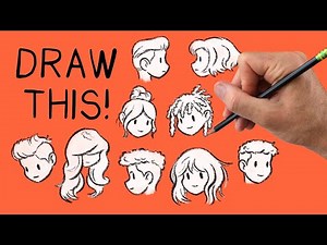 Drawing 16 Cartoon Hairstyles