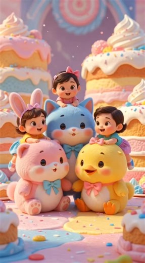 Cute kids riding fun #kids #kidssong #kidscartoon #cartoonvideo #foryou