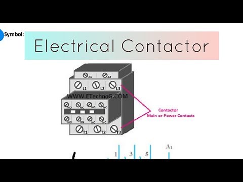 Electrical Contactor Connection and Wiring Diagram