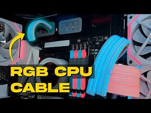How To Make a RGB CPU Cable using Lian Li Strimer Plus
