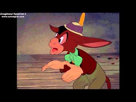 Pinocchio - Donkey Transformation Scene - Finnish