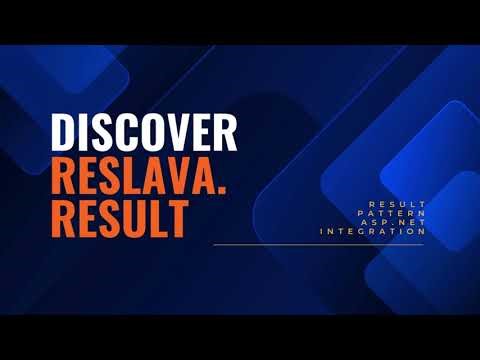 REslava.Result nuget package library implementing result pattern with SmartEndpoints