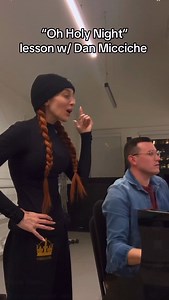 Quick Christmas 30 min lesson w/ @danmicciche ! Never stop working on your craft! Always new things to learn, ways to make singing easier and more sustainable etc. Can take these tips into any song! #kelsiewatts #singing #voicelesson #ohholynight | Kelsie Watts