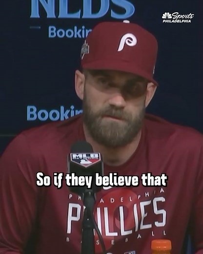 Bryce Harper says he loves Phillies fans and knows they expect greatness out of the players