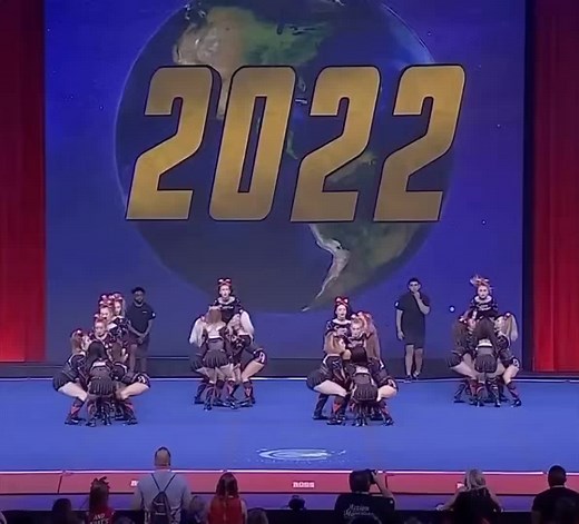 Cheerleading Models Pose: Work It Out