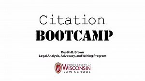 Citation Bootcamp, Session 03: The Grammar of Citation.