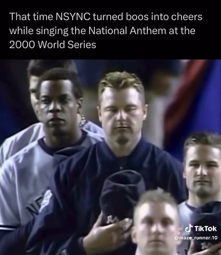 Nsync's National Anthem Performance at the World Series