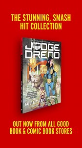 THE SMASH HIT COLLECTION! – 'Judge Dredd: A Better World' is the shocking, critically-acclaimed graphic novel – buy now ➡️ https://bit.ly/4aYUsie It’s the story which shocked readers and changed the face of Mega-City One! Judge Dredd: A Better World is available now for in both standard edition paperback and webshop-exclusive hardback editions. Don’t miss out on your chance to own the critically acclaimed modern classic which left readers gasping! A Better World is a modern Judge Dredd classic, 