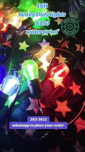 ✨ Transform Your Space with Our 16ft Heavy Duty Multi-Colored LED String Lights! ✨ Add a splash of color and elegance to any setting, indoor or outdoor, with these vibrant string lights. With 10 premium LED filament bulbs per strand, they create a warm glow without the high energy costs. Their waterproof, heavy-duty design makes them perfect for all weather conditions, and you can easily connect multiple strands to light up larger areas. Great for homes, events, or commercial spaces! 🌈 Product