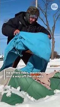 Watch how one man is helping Tulsa's homeless survive dangerous freezing temps