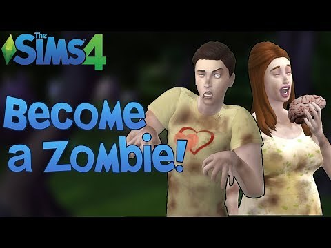 The Sims 4: Become a Brain-Eating Zombie! (Mod Showcase)