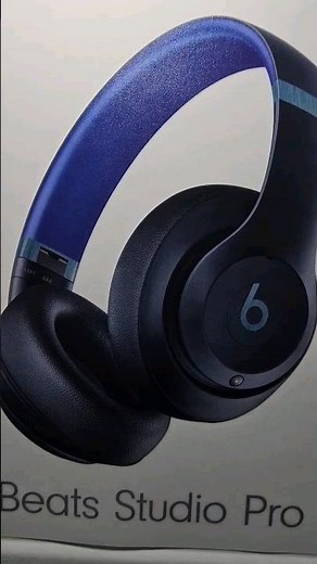 Beats Studio Pro - Wireless Bluetooth Noise Cancelling Headphones Unboxing! (Navy)