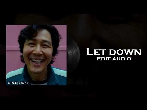 Let down - Radiohead edit audio