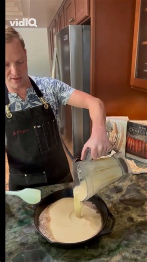 Baking Dutch Baby Pancakes Batter to Oven!