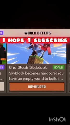 how to download one block for crafting and building #viral