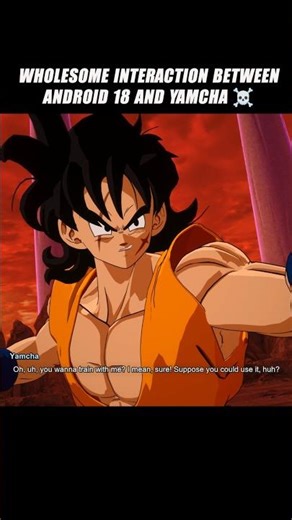 Wholesome Interaction Between Android 18 And Yamcha 🤯 #crashout #yamcha #sparkingzero #dragonballz