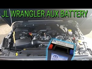 2018-2024 Jeep Wrangler Aux Battery Replacement