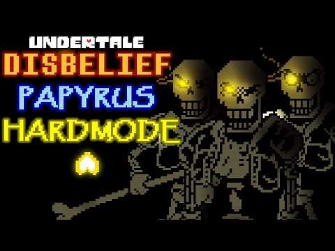 [UNDERTALE: DISBELIEF PAPYRUS (HARDMODE)] Full Battle animation