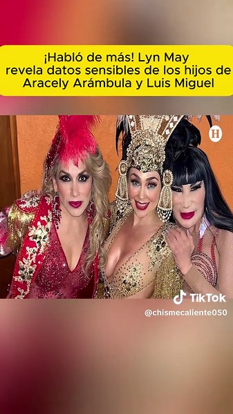 ¡Habló de más! Lyn May revela datos sensibles de los hijos de Aracely Arámbula y Luis Miguel#chisme #drama#chismemx #kadri ##huracan
