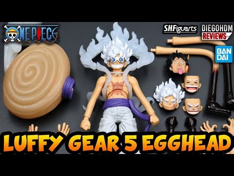 LUFFY GEAR 5 EGGHEAD One Piece S.H.Figuarts is amazing! Unboxing and Review BR